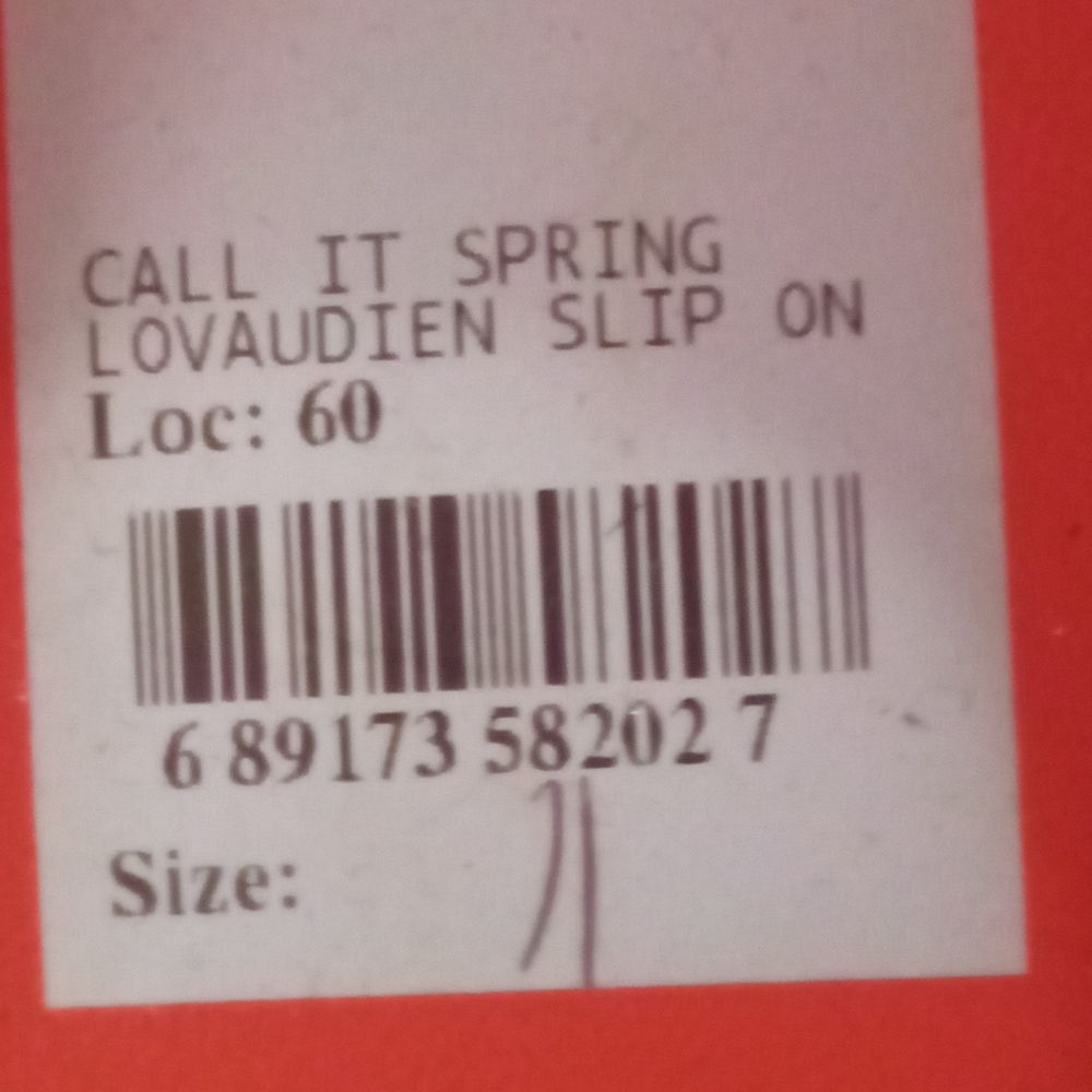 LOVAUDIEN Orange Slip On Shies - Picture 4 of 6